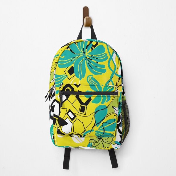 Item preview,  African Floral - with Zebra stripes in yellow designed and sold by KEROMERO.
