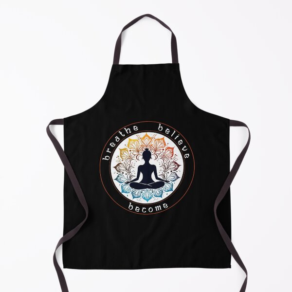 Item preview, Mandala Art #312 - Breathe - Believe - Become - Yoga Inspired Design designed and sold by Mindful-Designs.