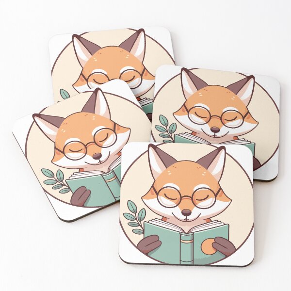 Item preview, Scholarly Fox Immersed in Literary Adventure designed and sold by OniumEth.
