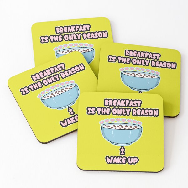 Item preview, Breakfast is the only reason I wake up designed and sold by Kyradem.