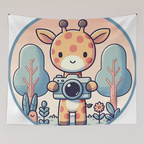 Item preview, Snapshot Safari: The Giraffe Photographer designed and sold by OniumEth.