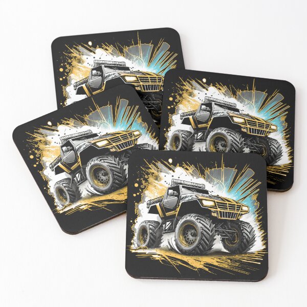 Item preview, "Truck of Anger: The Power of Black, White, and Yellow Colors Embodied in Our Products" designed and sold by Creations03.