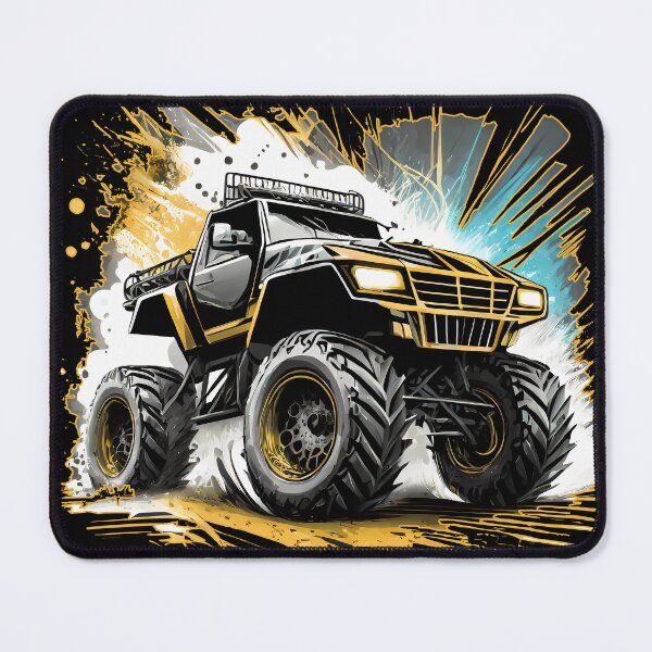 Item preview, "Truck of Anger: The Power of Black, White, and Yellow Colors Embodied in Our Products" designed and sold by Creations03.