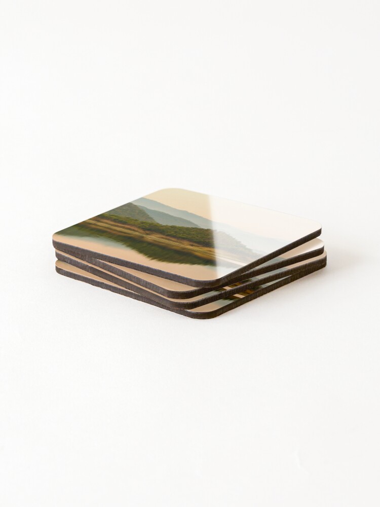 Thumbnail 4 of 5, Coasters (Set of 4), Mountains Reflection designed and sold by Rittichai.