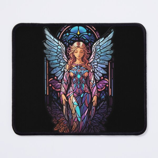 Aperçu de l'œuvre Motif d'ange en vitrail créée et vendue par Desfix.
