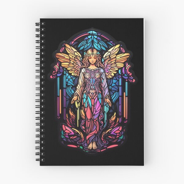 Aperçu de l'œuvre Motif d'ange en vitrail créée et vendue par Desfix.