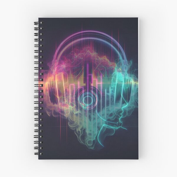 Artikelvorschau, Headset Waves of Neon entworfen und verkauft von DesignVibesHub.
