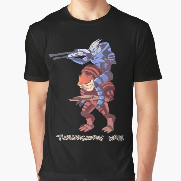 Vista previa del artículo con la obra «Turianosaurus Wrex», diseñado y vendido por derlaine.
