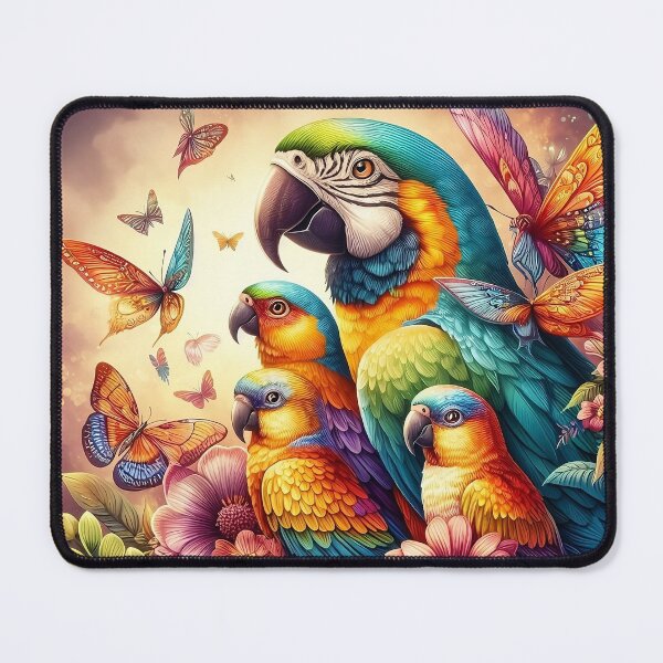 Item preview, Nature's Palette: Artistic Representations of Colorful Parrots designed and sold by Daniel Dudgeon.
