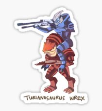 Turianosaurus Wrex Sticker
