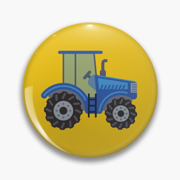 Item preview, tractor azul designed and sold by BSBgraphics.