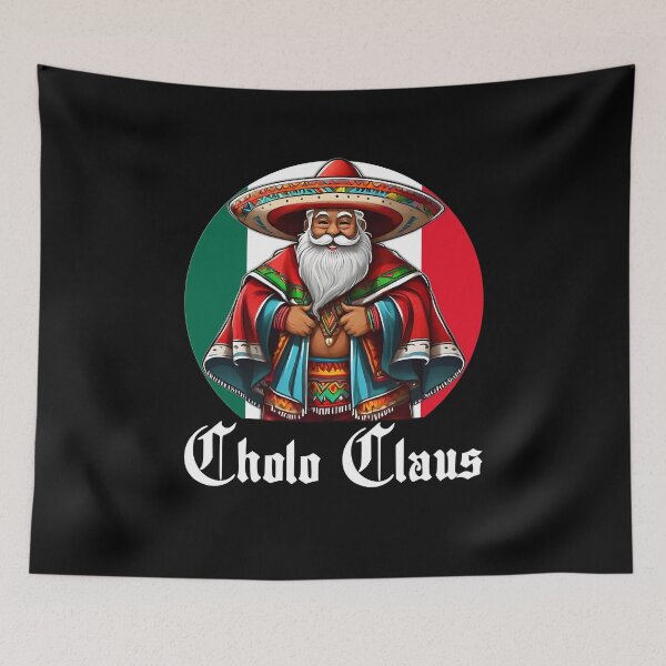 Item preview, Cholo Claus - Mexican Santa - Feliz Navidad designed and sold by elvisg03.