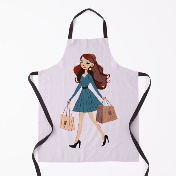 Item preview, shopaholic shopping girl designed and sold by AP.