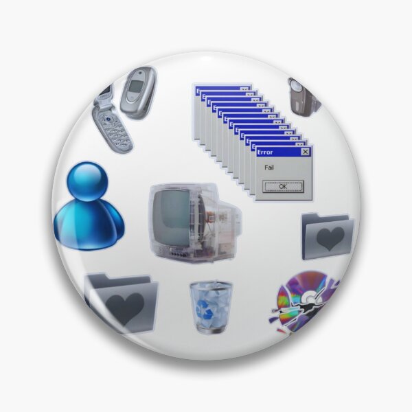Item preview, Y2K Blue Vaporwave Aesthetic Design SET designed and sold by reverphicc.