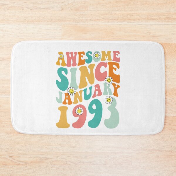 Item preview, Awesome Since January 1993 | Made In 1993 | Retro Groovy Birthday designed and sold by Christina-grich.