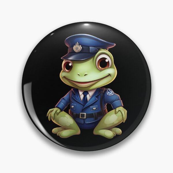 Item preview, Frog policeman designed and sold by Soulskier.