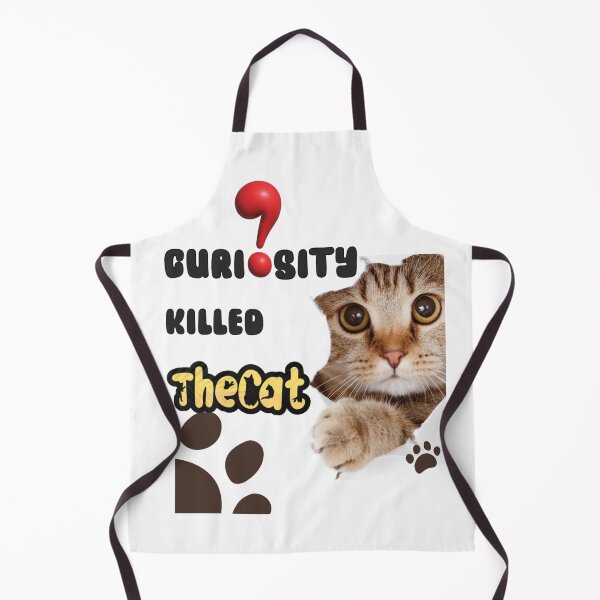 Item preview, Curiosity Killed the Cat _ Curious Cat designed and sold by Vachala.