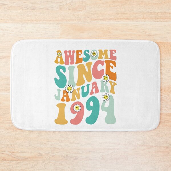 Item preview, Awesome Since January 1994 | Made In 1994 | Retro Groovy Birthday designed and sold by Christina-grich.