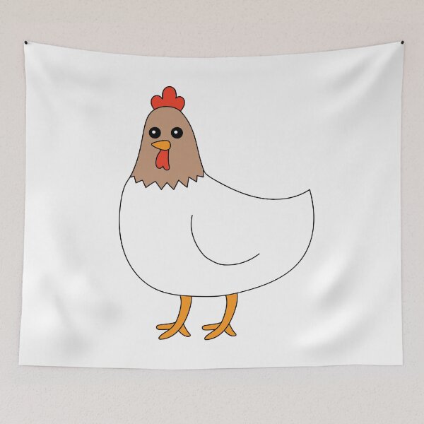 Item preview, Cute White Chicken designed and sold by JefimijaT.