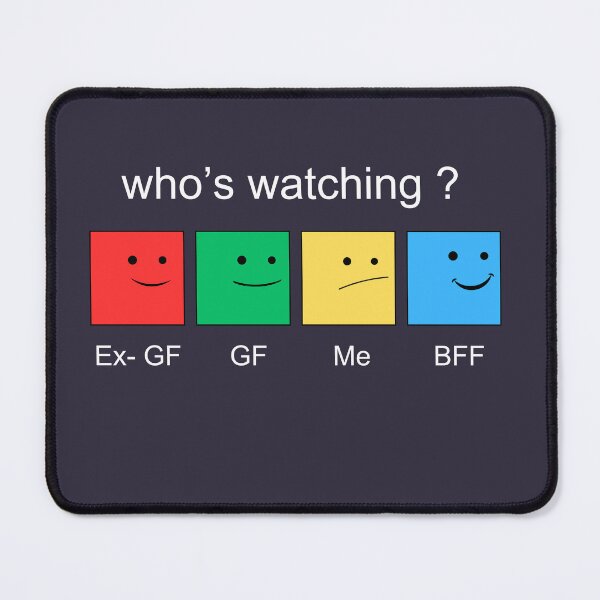 Item preview, Who’s watching - funny ,sarcastic quote for him designed and sold by Tanuja Sharma.