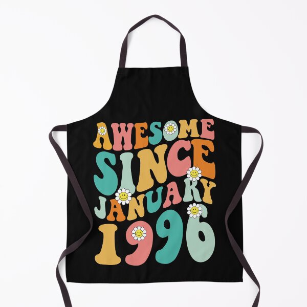 Item preview, Awesome Since January 1996 | Made In 1996 | Retro Groovy Birthday designed and sold by Christina-grich.