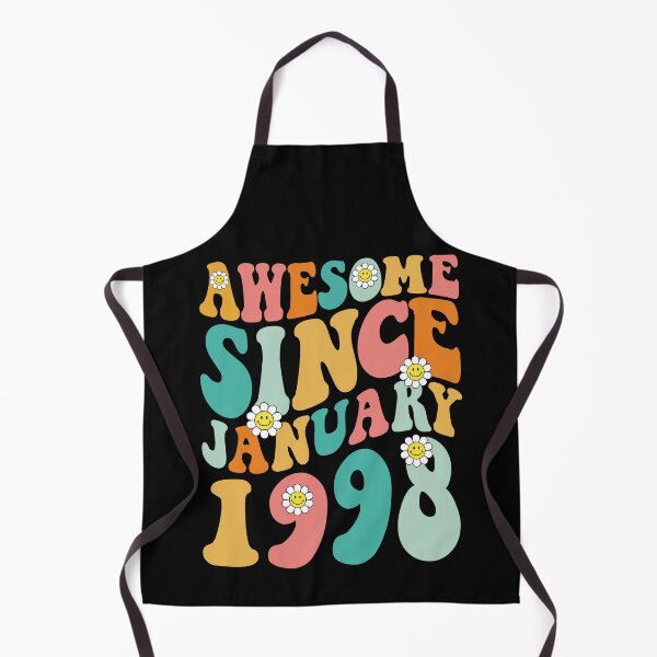 Item preview, Awesome Since January 1998 | Made In 1998 | Retro Groovy Birthday designed and sold by Christina-grich.