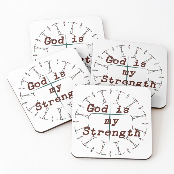 Item preview, God is my Strength designed and sold by lillyaura-art.