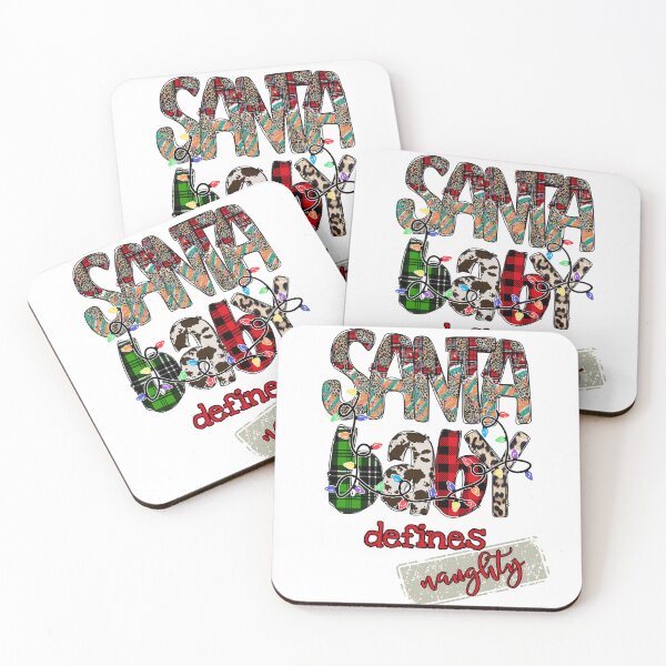 Item preview, Santa Baby Defines Naughty Design designed and sold by CheekyChimpCo.