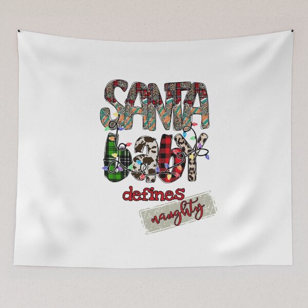 Item preview, Santa Baby Defines Naughty Design designed and sold by CheekyChimpCo.