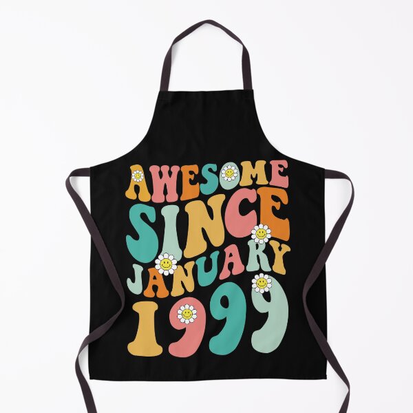 Item preview, Awesome Since January 1999 | Made In 1999 | Retro Groovy Birthday designed and sold by Christina-grich.