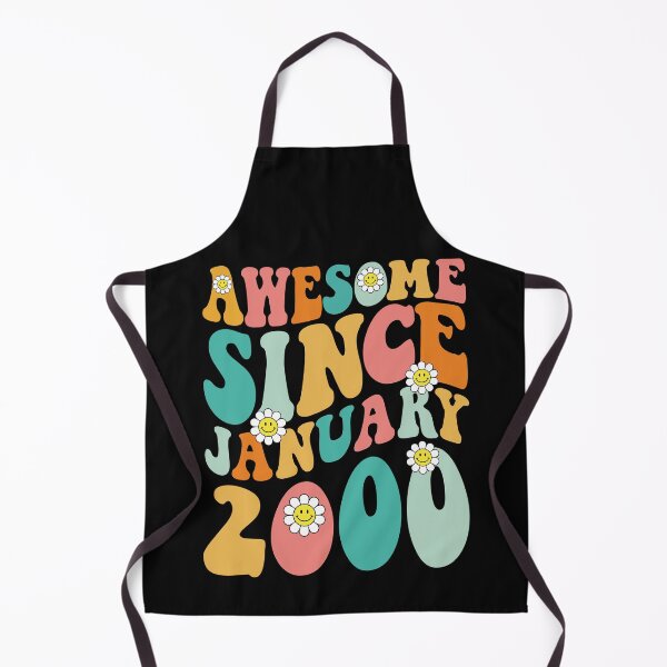 Item preview, Awesome Since January 2000 | Made In 2000 | Retro Groovy Birthday designed and sold by Christina-grich.