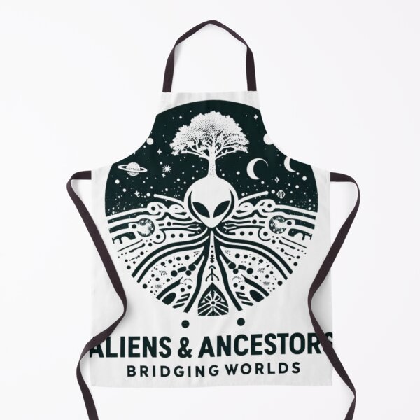 Aperçu de l'œuvre Aliens et ancêtres reliant les mondes créée et vendue par KitonicTees.