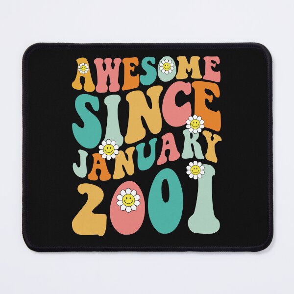 Item preview, Awesome Since January 2001 | Made In 2001 | Retro Groovy Birthday designed and sold by Christina-grich.