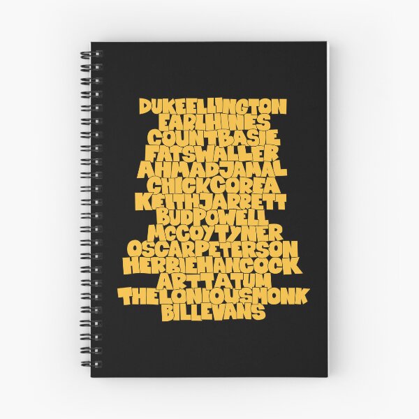 Item preview, Jazz Legends in Type: The Jazz Pianists designed and sold by Boogosh.