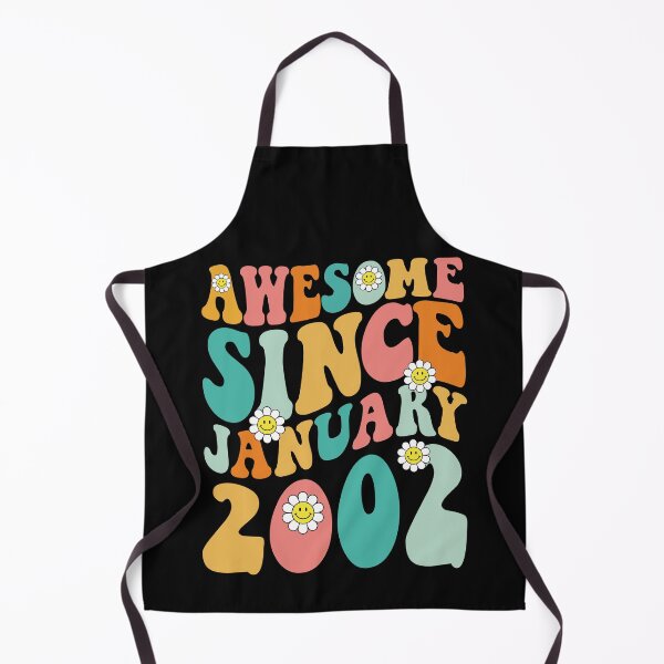 Item preview, Awesome Since January 2002 | Made In 2002 | Retro Groovy Birthday designed and sold by Christina-grich.