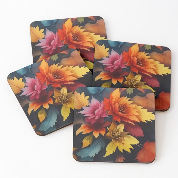 Item preview, The Autumn Aesthetic - leaves in autumn hues designed and sold by EmeraldeaDesign.