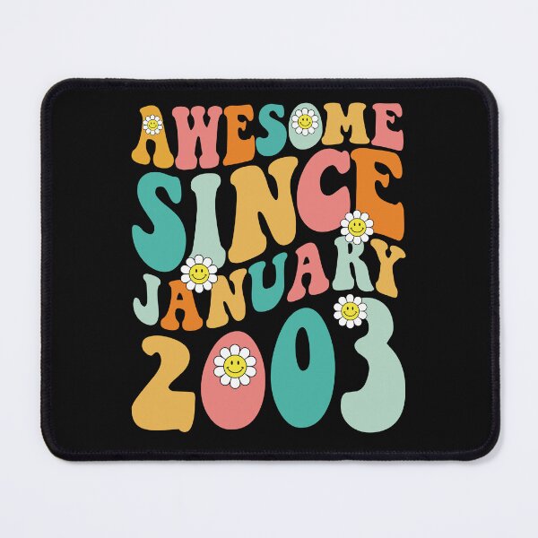Item preview, Awesome Since January 2003 | Made In 2003 | Retro Groovy Birthday designed and sold by Christina-grich.