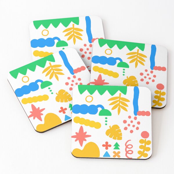 Item preview, Abstract patterns of primary colors, patterns that embody nature designed and sold by zzzozzo.
