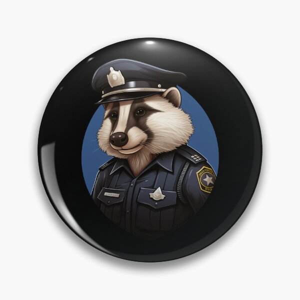 Item preview, Police Badger designed and sold by Soulskier.
