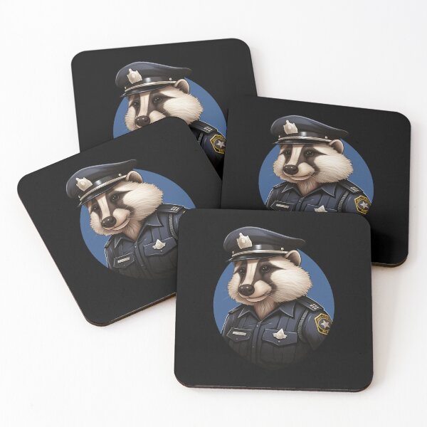 Item preview, Police Badger designed and sold by Soulskier.