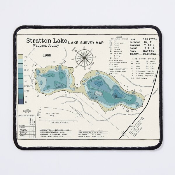 Item preview, Stratton Lake WI Waupaca County  designed and sold by Jean Plout.