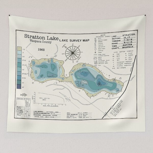 Item preview, Stratton Lake WI Waupaca County  designed and sold by Jean Plout.