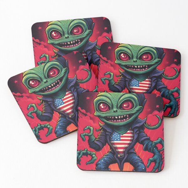 Item preview, alienlove 169 good mood lucky funny skull hero designed and sold by alienlove-8.