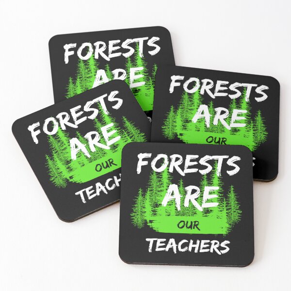 Item preview, Forests are our teachers -- Bill Mollison - dark background designed and sold by elearah1.