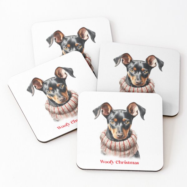 Item preview, Doberman Pinscher Dog Xmas Christmas Gift Ideas Woofy Christmas designed and sold by OliveAndSnow.
