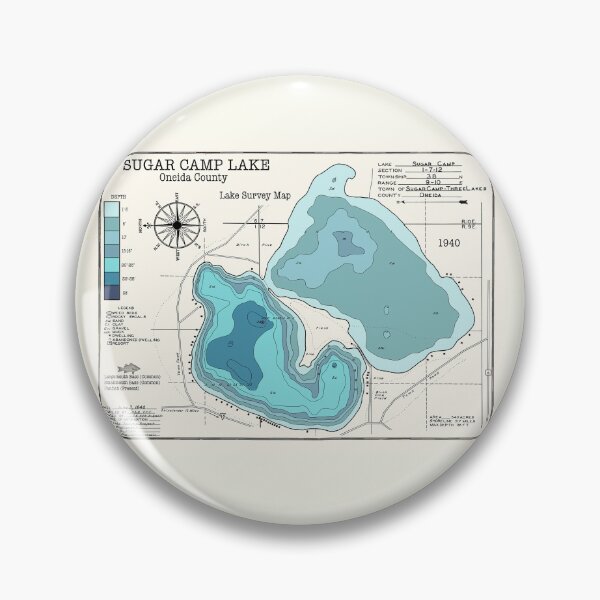 Item preview, Sugar Camp Lake WI Oneida County  designed and sold by Jean Plout.