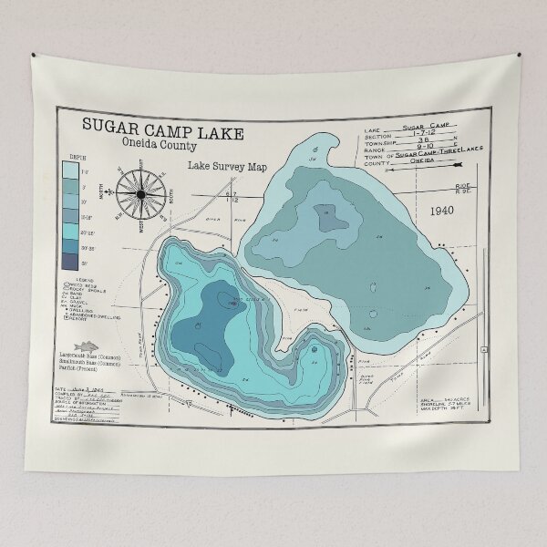 Item preview, Sugar Camp Lake WI Oneida County  designed and sold by Jean Plout.