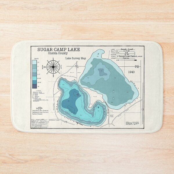 Item preview, Sugar Camp Lake WI Oneida County  designed and sold by Jean Plout.