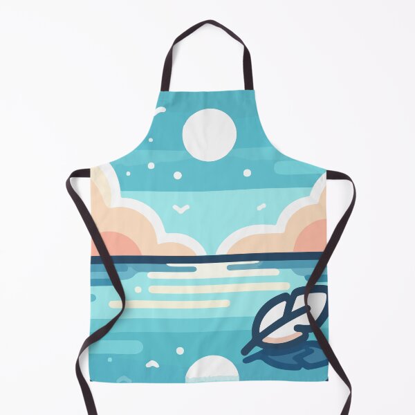 Item preview, Tranquil Beach Day with Floating Feather designed and sold by OniumEth.