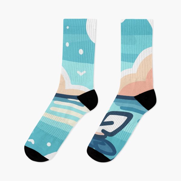 Item preview, Tranquil Beach Day with Floating Feather designed and sold by OniumEth.